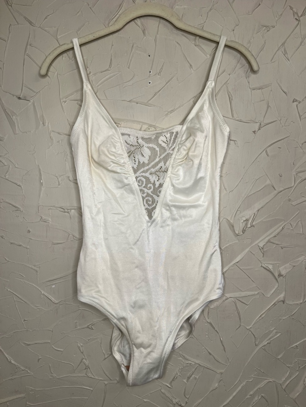 Vintage DeWeese Design Lace Swimsuit Extra Small 70s 80s